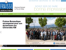 Tablet Screenshot of fraissebureautique.com